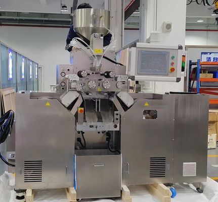 गुणवत्ता  High Torsion Stiffness Soft Gel Capsule Machine with Harmonic Reducer 5.5kw 16 Plunges फैक्टरी