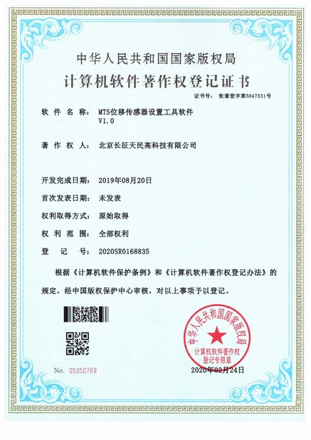 चीन TIENMIN Co.,LTD प्रमाणपत्र